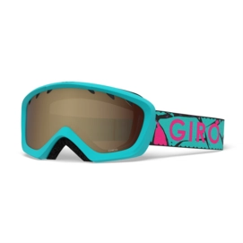 Skibrille Giro Chico Glacier Rock Amber Rose Kinder