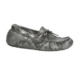 Pantoffels Dames Ruby Brown Suède Silver