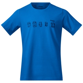 T-Shirt Bergans Homme Backpack Tee Athens Blue Dark Navy