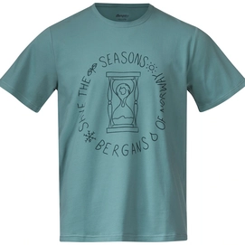 T-Shirt Bergans Homme Graphic Light Forest Frost