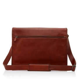 Laptoptas Castelijn & Beerens Verona Lichtbruin Posttas 15,6"