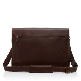 Laptoptas Castelijn & Beerens Verona Mocca Posttas 15,6"