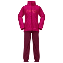 Survêtement Bergans Kids Smadol Fleece Cerise Jam Desert