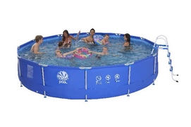 Zwembad Jilong Sirocco Rond Blauw 450