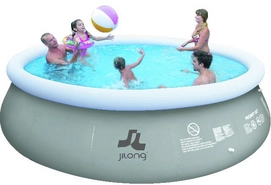 Aufstellpool Jilong Marin Rund Grau 450