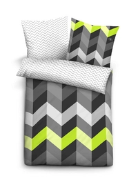 Bettwäsche Tom Tailor Zap Greenglow Mako-Satin