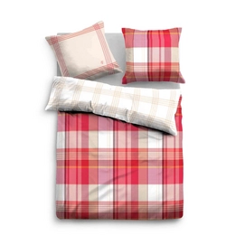 Bettwäsche Tom Tailor Wien Rot Mako-Satin