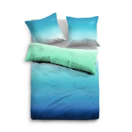 Bettwäsche Tom Tailor Atlantis Blau Mako-Satin