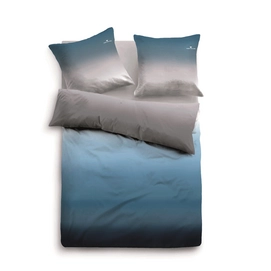 Bettwäsche Tom Tailor Mako-Satin Blue Flame