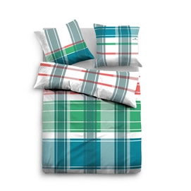 Bettwäsche Tom Tailor Edinburgh Grün Mako-Satin