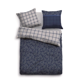 Bettwäsche Tom Tailor Mako-Satin Blue Paisley