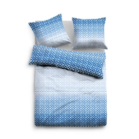 Bettwäsche Tom Tailor Mako-Satin Waves Blau