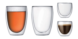 Verre Bodum Pavina Transparent 80 ml (Lot de 4)