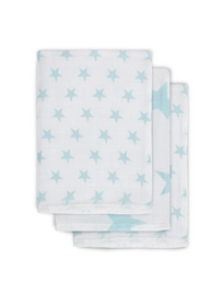 Washandje Jollein Hydrofiel Little Star Jade (3-delig)