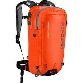 Skirucksack Ortovox Ascent 22 Avabag Crazy Orange Rot (mit Airbag kompatibel)