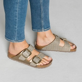 Sandaal Birkenstock Women Arizona Big Buckle Ceramic Pattern Blue Narrow Led