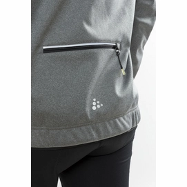 Fietsjack Craft Men Rime Dark Grey Melange Silver