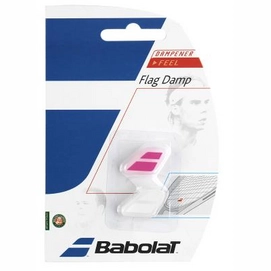 Racket Dampener Babolat Flag Damp X2 White Pink