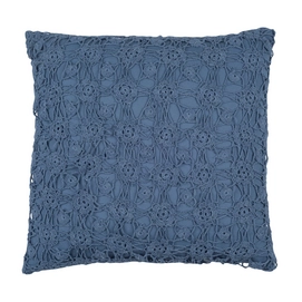 Sierkussen Walra Kirsten Blauw (45 x 45 cm)