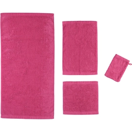 Gastendoek Cawö Lifestyle Uni Roze (set van 6)