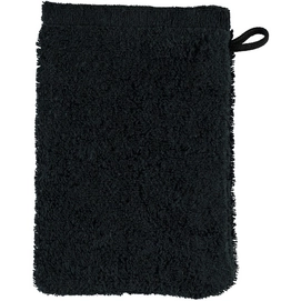 Waschlappen Cawö Lifestyle Uni Schwarz (6er Set)