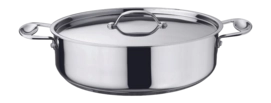 Sauteuse Mepra Glamour Diamond Argent 28 cm