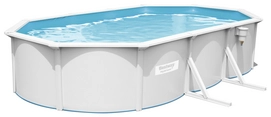 Zwembad Bestway Hydrium Set (Zandfilter) Ovaal Wit (610 x 360 x 120 cm)