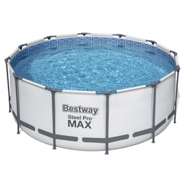 Zwembad Bestway Steel Pro Max Set Rond Grijs (366 x 366 x 122 cm)