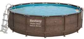 Zwembad Bestway Power Steel Set Rond Rotan 427