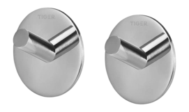 Handtuchhaken Tiger Rondo Chrom (Satz von 2)