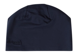 Muts Bergans Unisex Cotton Beanie Navy Blue