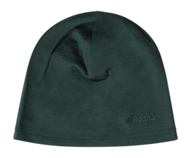 Beanie Bergans Unisex Wool Beanie Duke Green - Size 56