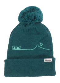Mütze Bergans Tind PowPow Pom Wool Beanie Unisex Malachite Green