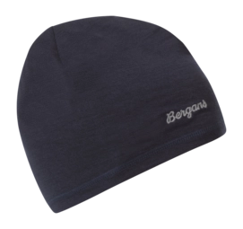 Bonnet Bergans Enfant Wool Junior Beanie Navy Blue - Maat 50