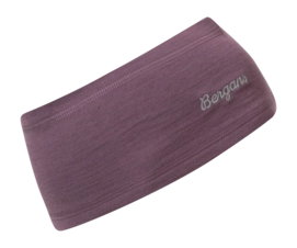 Bandeau Bergans Enfant Laine Junior Headband Dark Ruby Purple - Taille 54