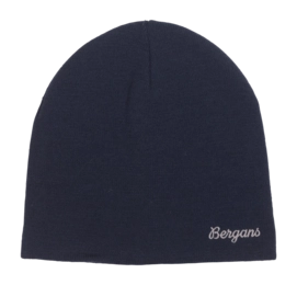 Beanie Bergans Unisex Allround Mid Warm Merino Beanie Navy Blue