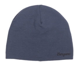Beanie Bergans Unisex Allround Warmest Merino Beanie Granite Blue