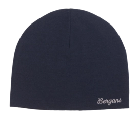 Bonnet Bergans Unisex Allround Thin Merino Navy Blue