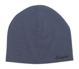 Beanie Bergans Unisex Allround Thin Merino Granite Blue