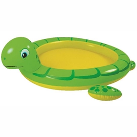 Piscine Jilong Spraypool Tortue Géante Ovale Vert 214