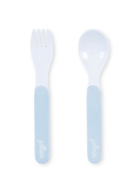 Bestekset Jollein Wild Animals Soft Blue