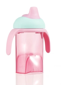 Drinkbeker Anti-lek Difrax 250 ml Soft Roze