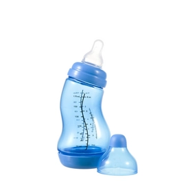 Babyfles Difrax Natural-S 170 ml Blauw