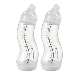 Double-Pack Babyflessen Difrax Natural-S 250 ml Wit