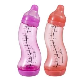 Double-Pack Babyflessen Difrax Natural-S 250 ml Girl