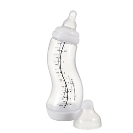 Babyfles Difrax Natural-S 250 ml Wit