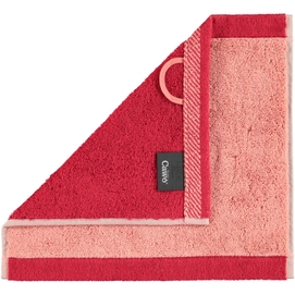 Face Towel Cawö Plaid Reversible Rouge (Set of 6)