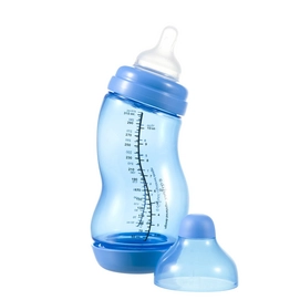 Babyfles Difrax Wide-S 310 ml Blauw