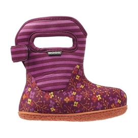 Regenlaars Baby Bogs Flower Stripe Roze