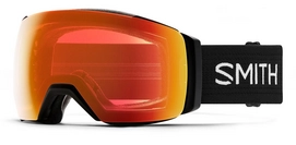 Skibrille Smith IO Mag XL Black / ChromaPop Everyday Red Mirror